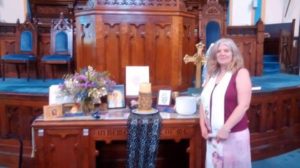 The Altar in honor of WORLD GODDESS DAY